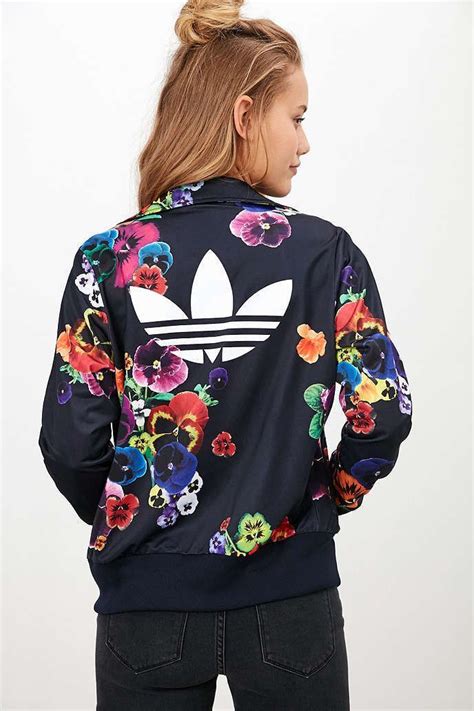 damen adidas jacke mit blumenmuster|adidas blumenjacke damen.